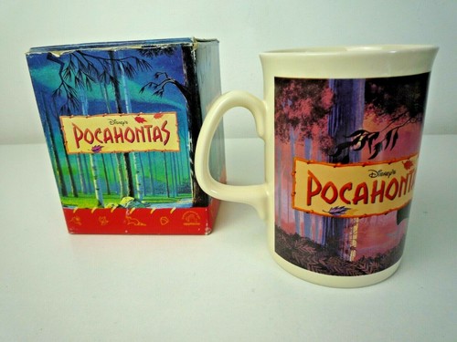 VINTAGE 1990er WALT DISNEY POCAHONTAS TASSE MIT OVP / APPLAUS 4188 - Bild 8 von 10