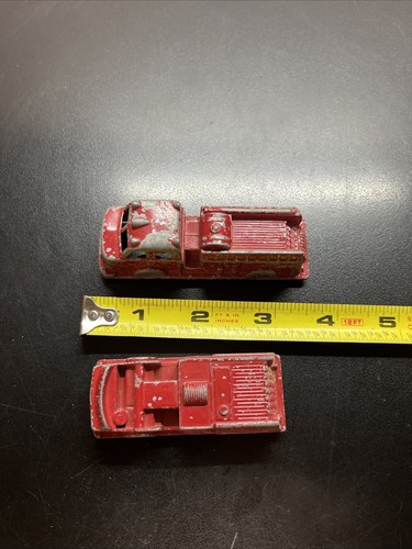 DIECAST TOY FIRE TRUCKS - CIRCA 1950's - ANTIQUE VINTAGE - MIDGETOY - E6 - Picture 6 of 6