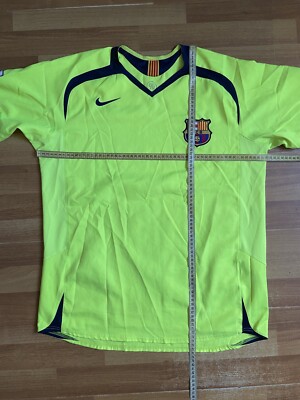 BARCELONA 2005 2006 AWAY FOOTBALL SHIRT SOCCER JERSEY NIKE