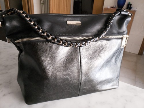 Borsa shopping a spalla nera CALEIDOS | Caleidos
