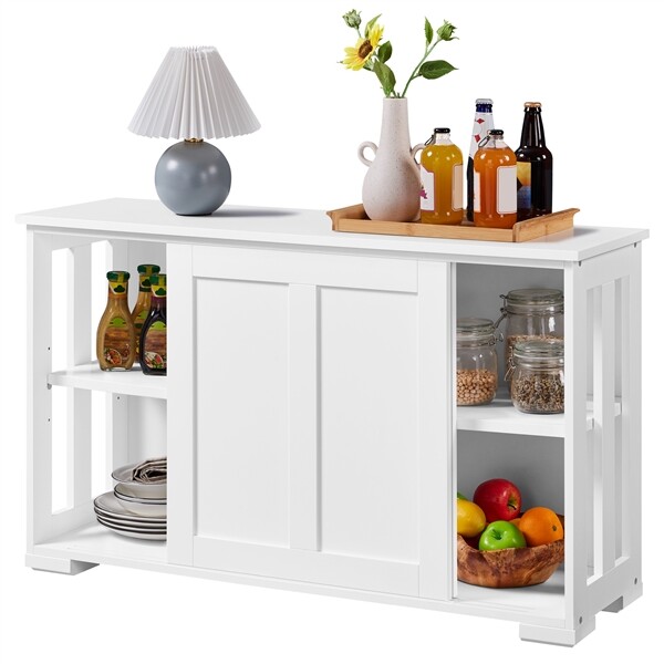 Aparador Buffet Cocina Aparador para Salon con Puerta Corredera para Salón Sala