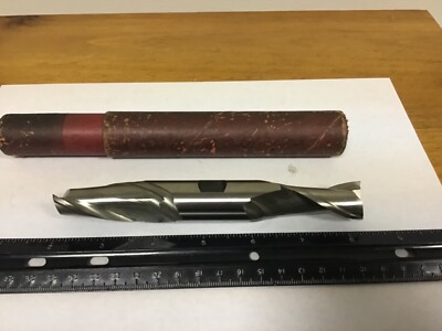 New. 13/16  2 Flute Double End HSS End Mill, Waddell #267