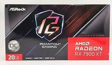 New Asrock Phantom Gaming Radeon Rx 7900 Xt 20gb Graphics Card.