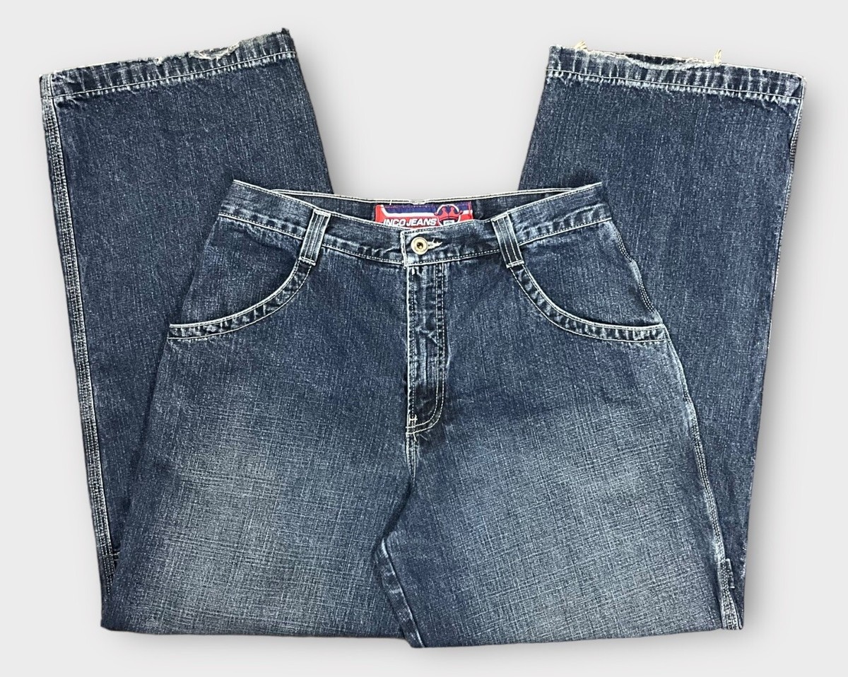 VTG Jnco Jeans Men's 33x32 Baggy Wide Leg Denim Jeans Y2K VTG Jnco Jeans Men's 33x32 Baggy Wide Leg Denim Jeans Y2K