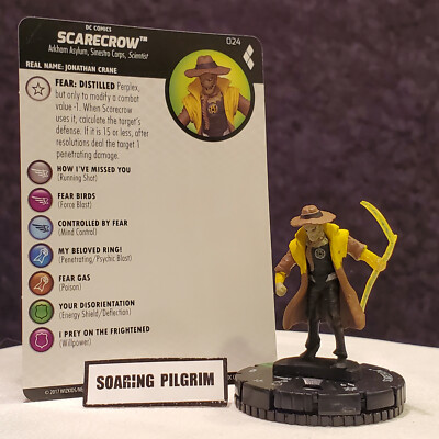 SCARECROW - 024 - Uncommon - Harley Quinn Gotham Girls Heroclix #24