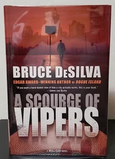 A Scourge of Vipers: Liam Mulligan vol. 4 by Bruce DeSilva - Signed 1st Hb. Edn.