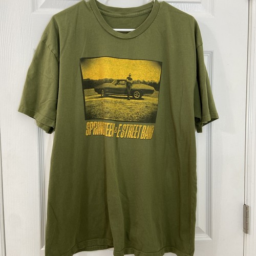 Bruce Springsteen And E Street Band 2023 World Tour Concert T-Shirt Large Green