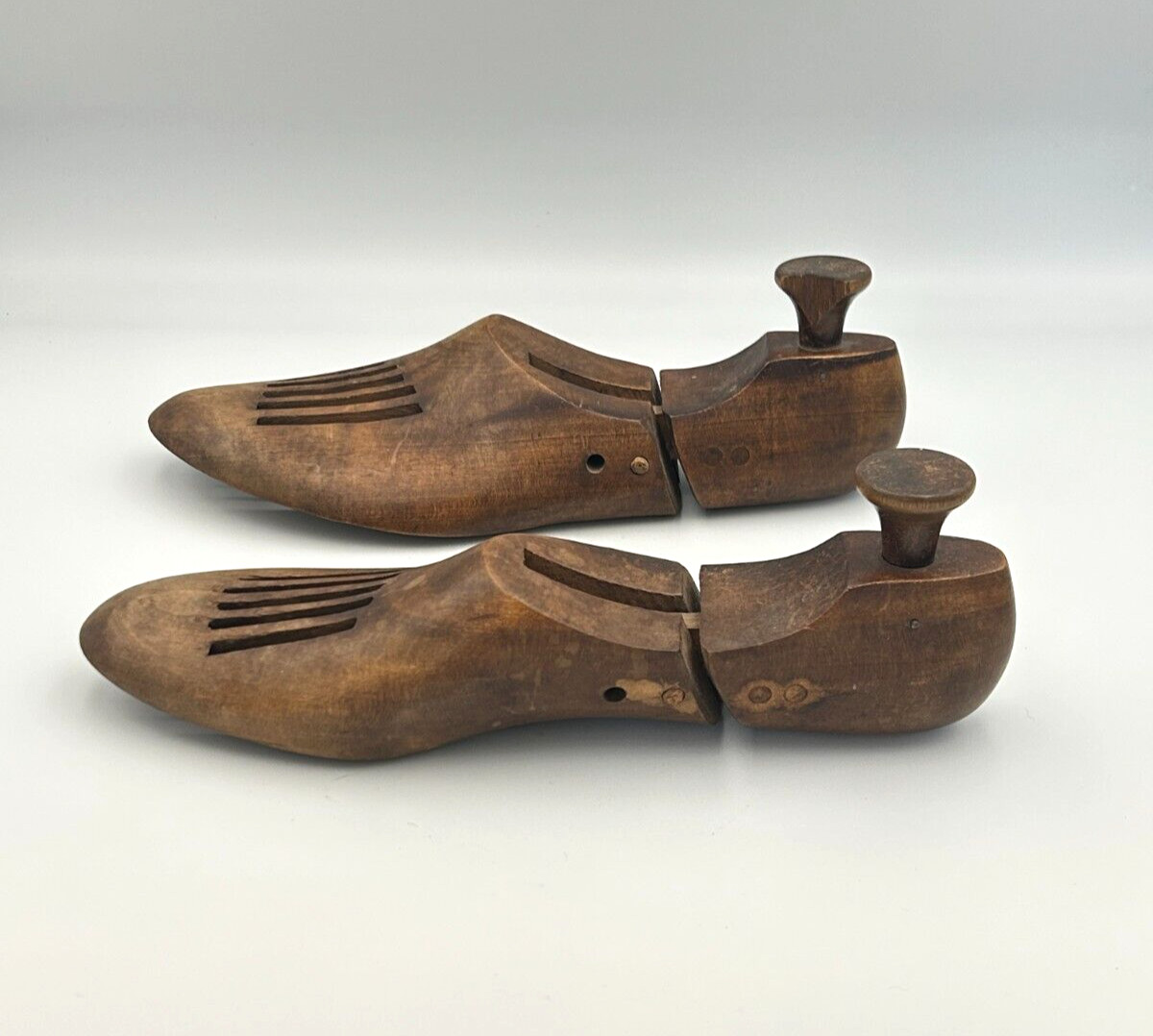 Vintage Wooden Shoe Tree Keepers Stretchers Forms 10.75"L