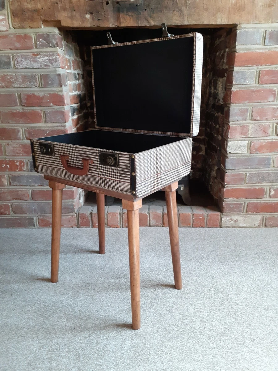 Suitcase cheap bedside table