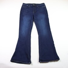 Lucky Brand High Rise Flare Stevie Jeans Womens Size 12/31 Dark Wash