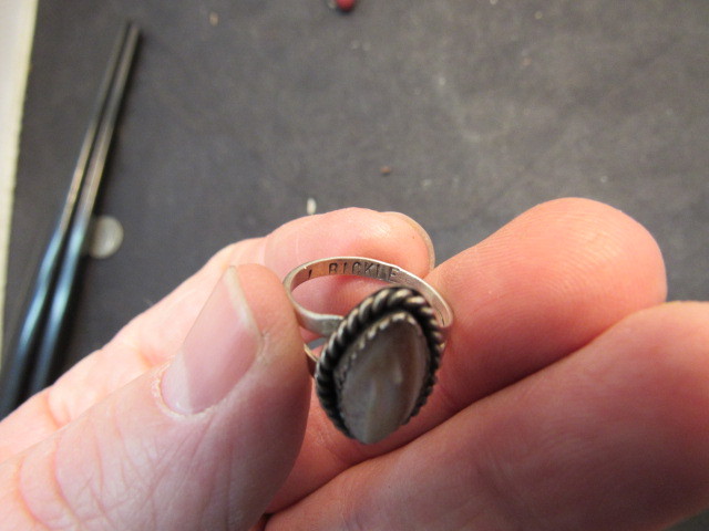 native american RING STERLING - image 2