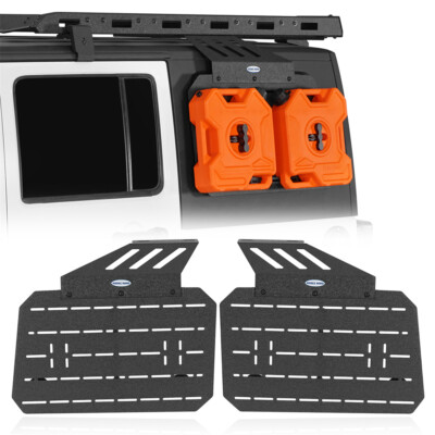 Rear Window Exterior Storage Molle Panel Fit 2007-2026 Jeep Wrangler JK JL 4Door