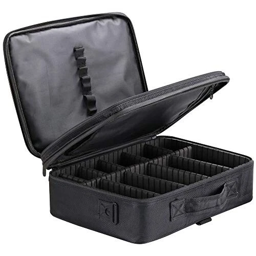 XL Size 40cm x 30 cm x 12cm Makeup Box for Girls Vanity Cosmetic Bag/ Kit Black