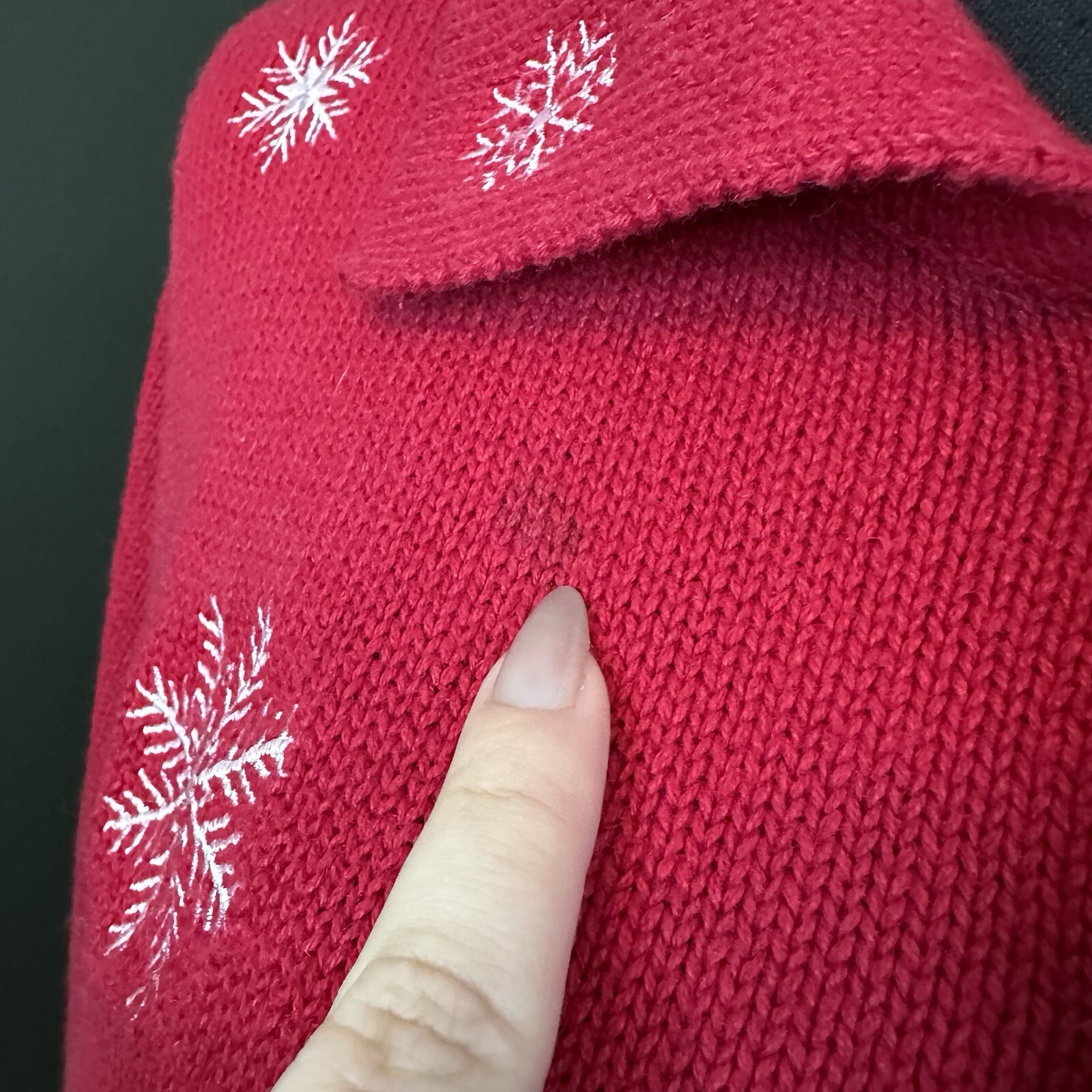 Vintage Classic Elements Button Front Sweater Kit… - image 4