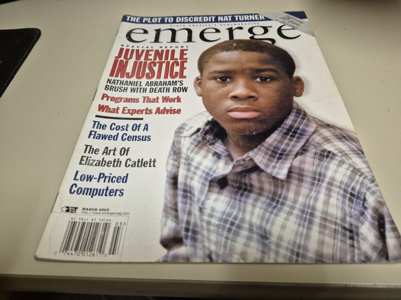 EMERGE magazine Nathaniel Abraham Nat Turner Elizabeth Catlett Kurt Schmoke 