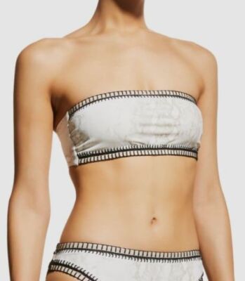 $88 Platinum Inspired By Solange Ferrarini Women Beige Top Swimwear Size Small