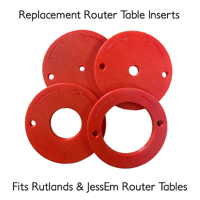 Replacement Router Plate Plastic Table Insert Ring Rutlands & JessEm ...