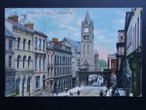 Nordirland LONDONDERRY Shippway Street c1902 Postkarte von Valentine - Bild 1 von 2