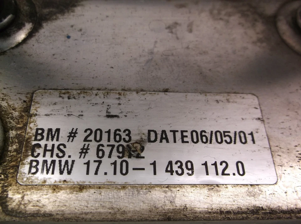 Enfriador de aceite de transmisión BMW X5 E53 2000-2006 17,10-1 439 112,0 OEM NS604138 Foto 3 de 4