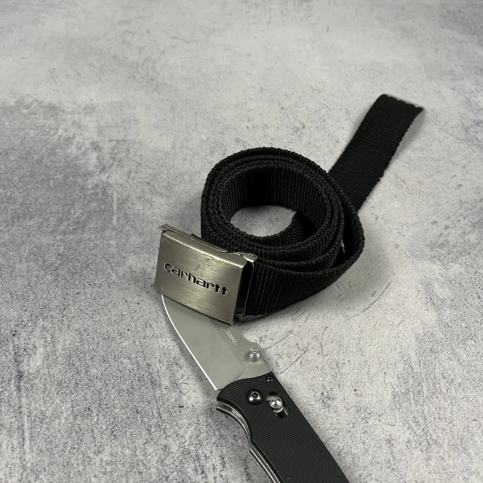 Cinturón de algodón negro Carhartt - Imagen 3 de 4