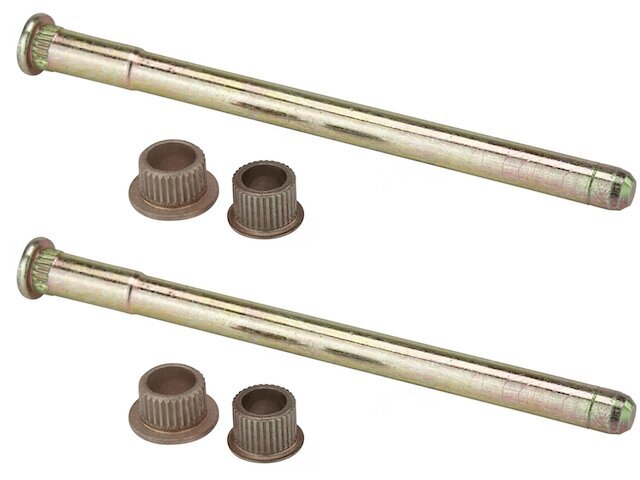 TRQ Door Hinge Pin and Bushing Kit fits GMC C1500 1988-1999 25BTMR