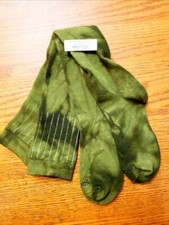 Reebok Girls Youth M 4-8 Space Tie Dyed OTC Socks Olive Green FAST SHIP A12