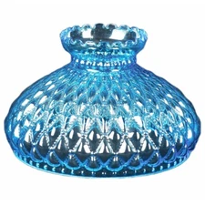 Lehman's 10" Blue Diamond Quilt Oil Lamp Shade