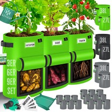 KESSER® Pflanzsack Kartoffel XXL Pflanztasche Vlies Pflanzbeutel Pflanzbehälter