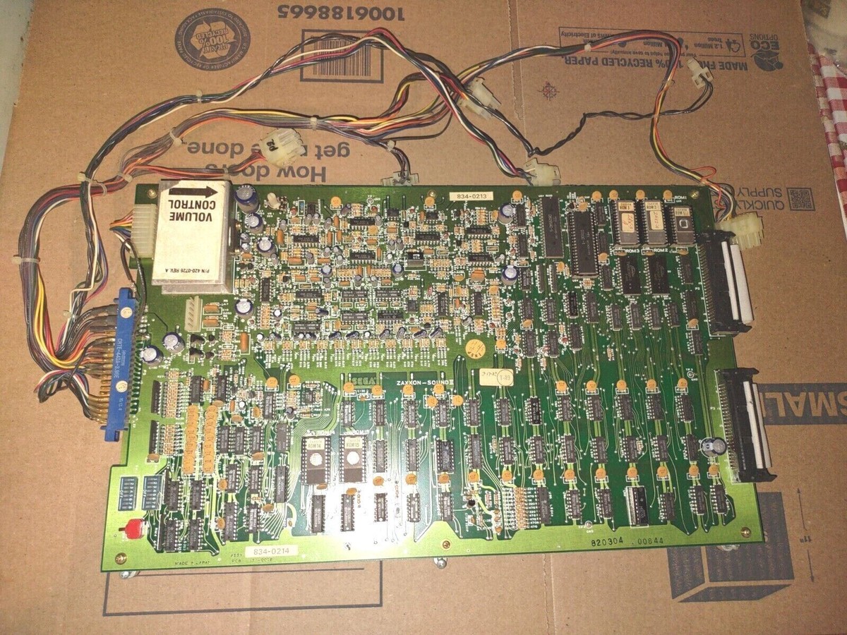 sega zaxxon arcade main pcb with connectors working #1 | eBay sega zaxxon arcade main pcb with connectors working #1 | eBay