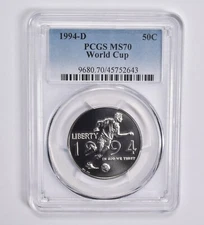 MS70 1994-D World Cup Commemorative Half Dollar PCGS