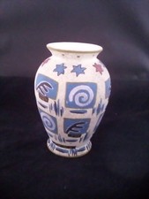 Vase, decko Vase, Blumen Vase, ,,Motiv Afrika" 15 cm hoch