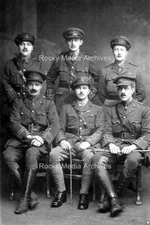 mno-99 WWI, Military, Six R.A.M.C. Officer Group. Photo