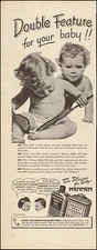 1945 Vintage ad for Mennen Baby Powder`Baby Photo   122816)