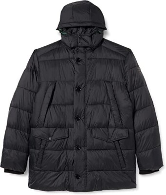 Daniel Hechter Men's 50148 Jacket, Black, EU 54 UK