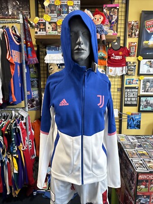 Original Juventus 2022 Anthem Jacke Trainingsanzug Oberteil Herren Größe M Adidas Neu mit Etikett
