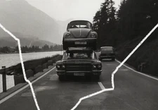 24x18cm original film photo 1975 VW Beetle Dudu Beetle Maggiolino Herbie photo