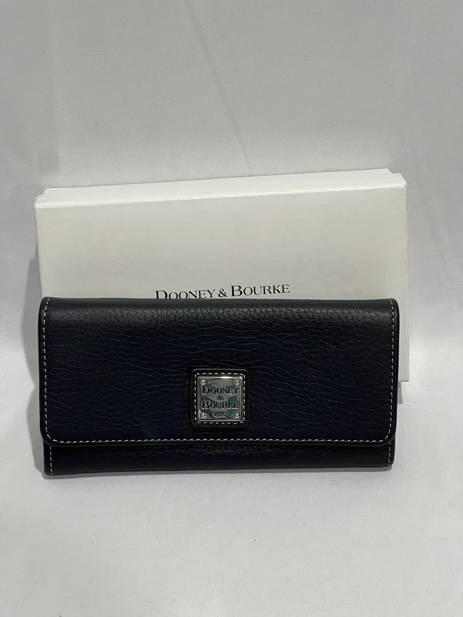 Dooney and bourke store pebble grain slim wallet