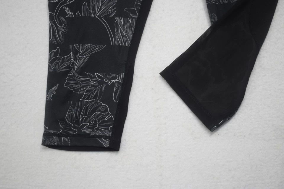 Adidas Leggings Pantalones Capri Floral ClimaLite Rendimiento Tiro Alto Mujer Grandes Foto 3 de 4