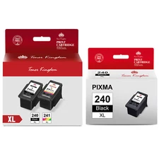 PG- 240 XL CL-241 XL Black Color Ink Cartridge for Canon Pixma MG3620 MG3520 lot
