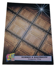 1992 Club Pro Set Science & Electricity #16 Computer Chip Trading Card (H6