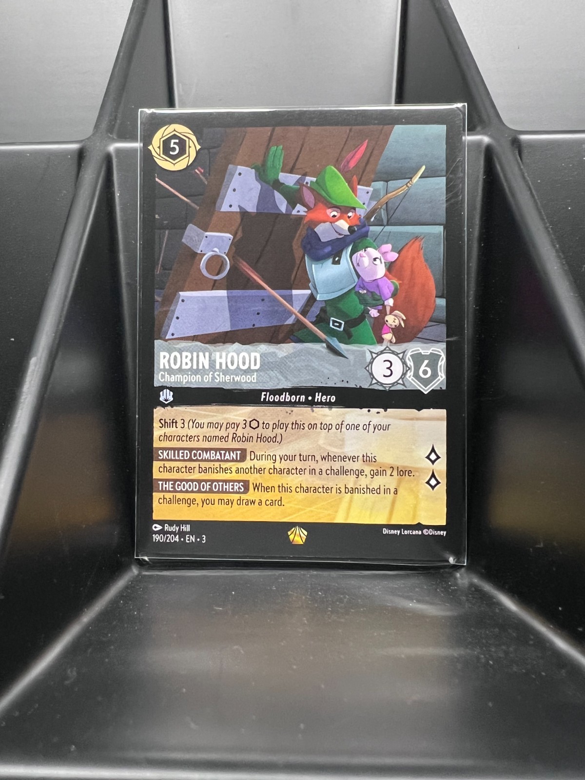 Robin Hood Champion of Sherwood 190/204 - Into the Inklands Lorcana NM Near Mint