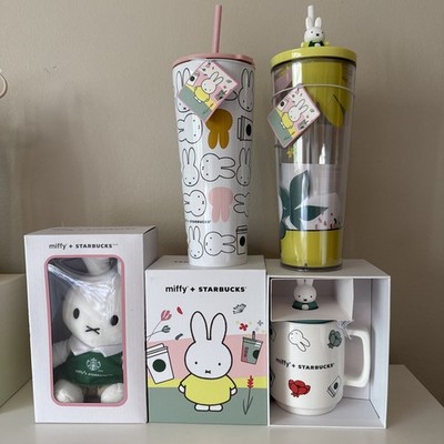 Starbucks x Miffy Drinkware Set Multicolor Tumblers Bottle Mug Coffee & Tea