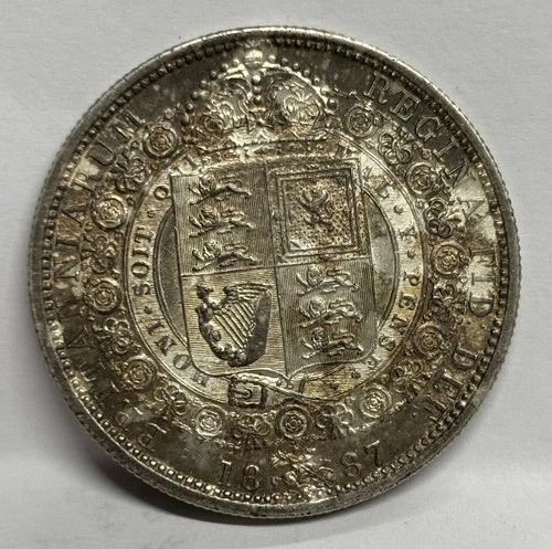Victoria Half Crown coin from a recent eBay sale