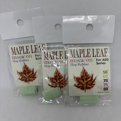 Maple Leaf Macaron Airsoft AEG Hop Up Rubber Bucking - 50 Degrees (qty 3)