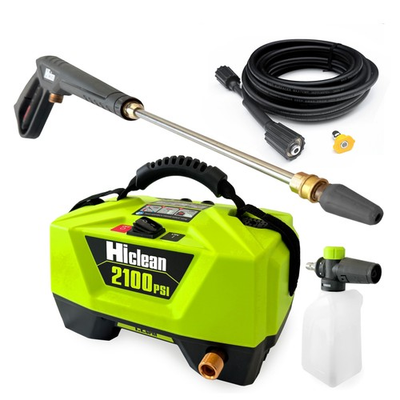 #ad Hiclean Electric Pressure Washer 2100 PSI Portable Power for Car Detailing $171.60