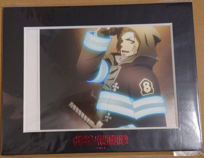 Fire Force scene shot chara fine mat Arthur Boyle