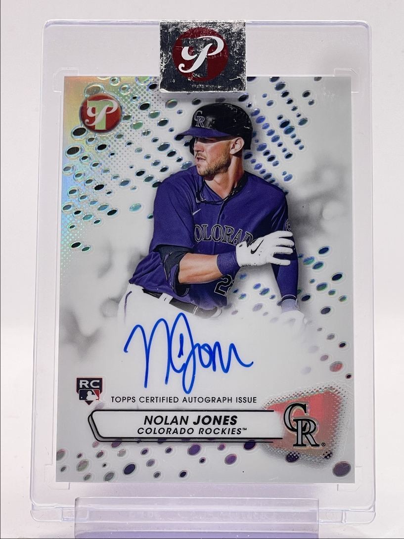 NOLAN JONES 2023 TOPPS PRISTINE ROOKIE PRISTINE AUTOGRAPH RC AUTO Q4211
