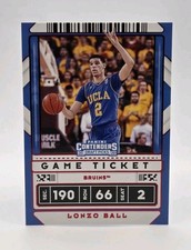 2020-21 Panini Contenders Draft Picks - Variation Lonzo Ball #46 Game Ticket Red