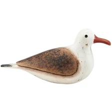 Primitives by Kathy Rustic Resting Seagull Sitter Beach House Decor Sea Bird