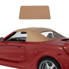 Brown Convertible Soft Top For Geo Metro Suzuki 90-93 Pontiac W Plastic Window